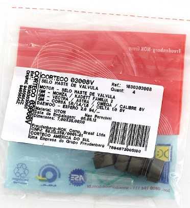 RETENTOR DE VALVULAS GM MONZA 2.0 8V 7MM