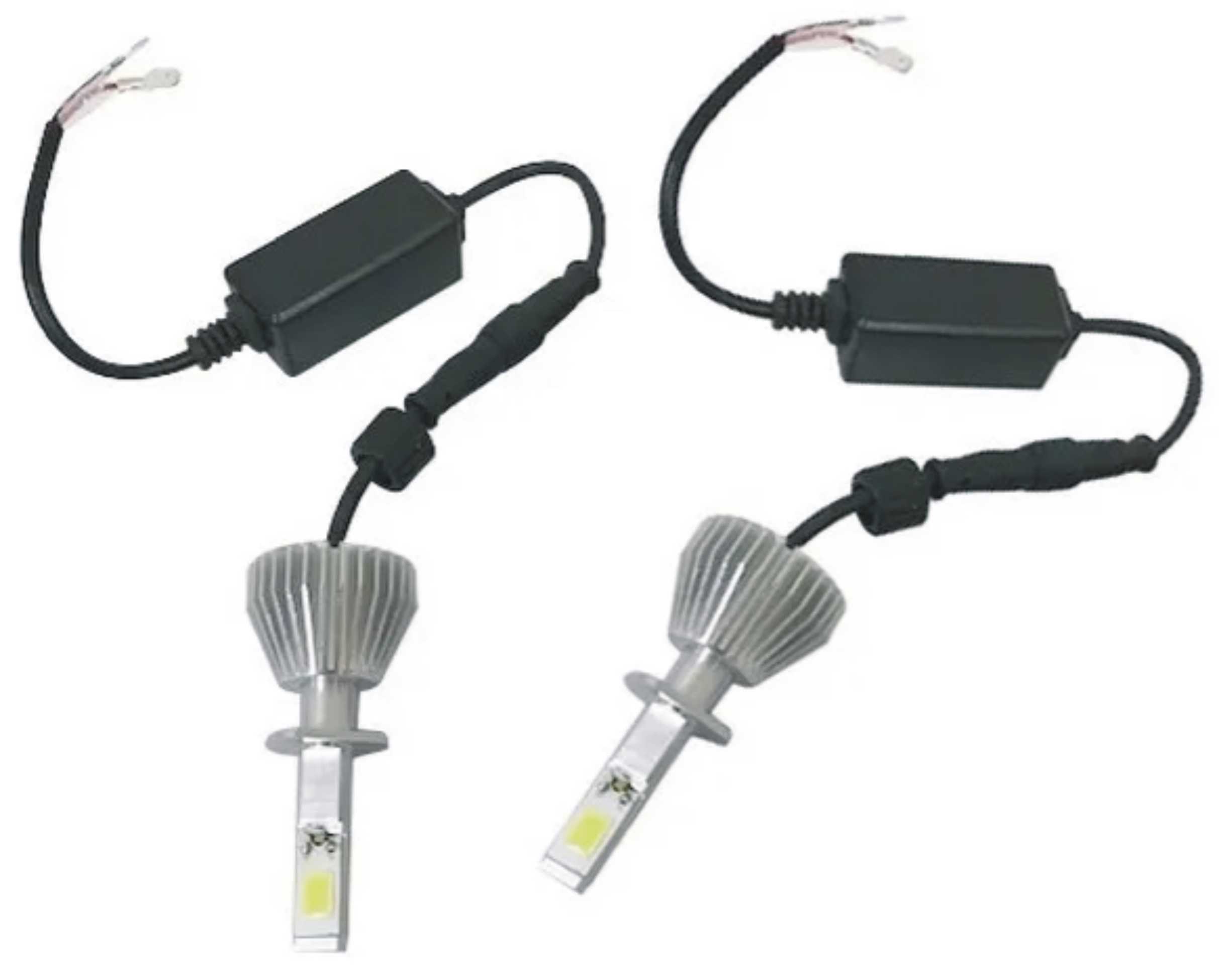 KIT LAMPADA SUPER LED 2D H27 UNIVERSAL  (2200 LUMENS CADA LAMPADA)