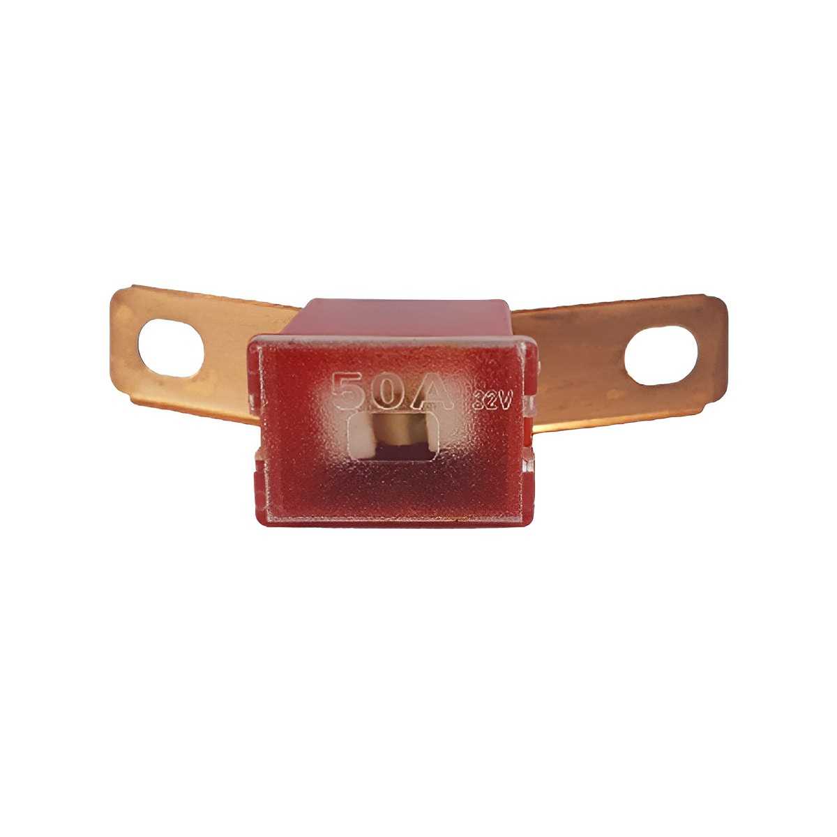 VM Fusivel Mega Lateral 50A VERMELHO