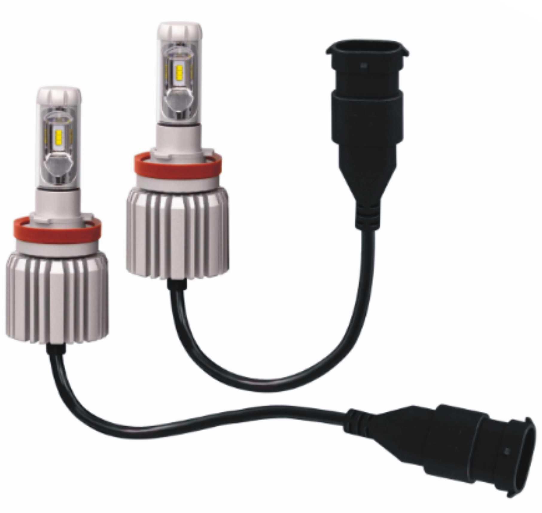 KIT LAMPADA LED H16 COM REATOR SEM COOLER 6000K VOLTAGEM: 12/24V