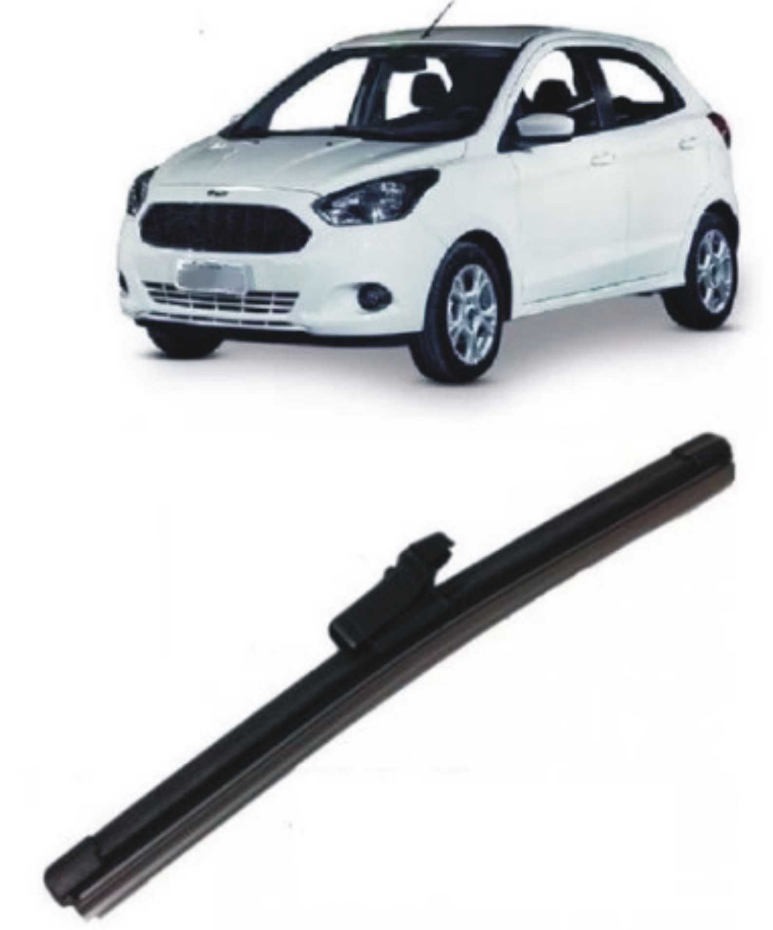 PALHETA DO LIMPADOR ESPECIFICA  17 TERMINAL 3  DIREITA FORD KA 2011>2014