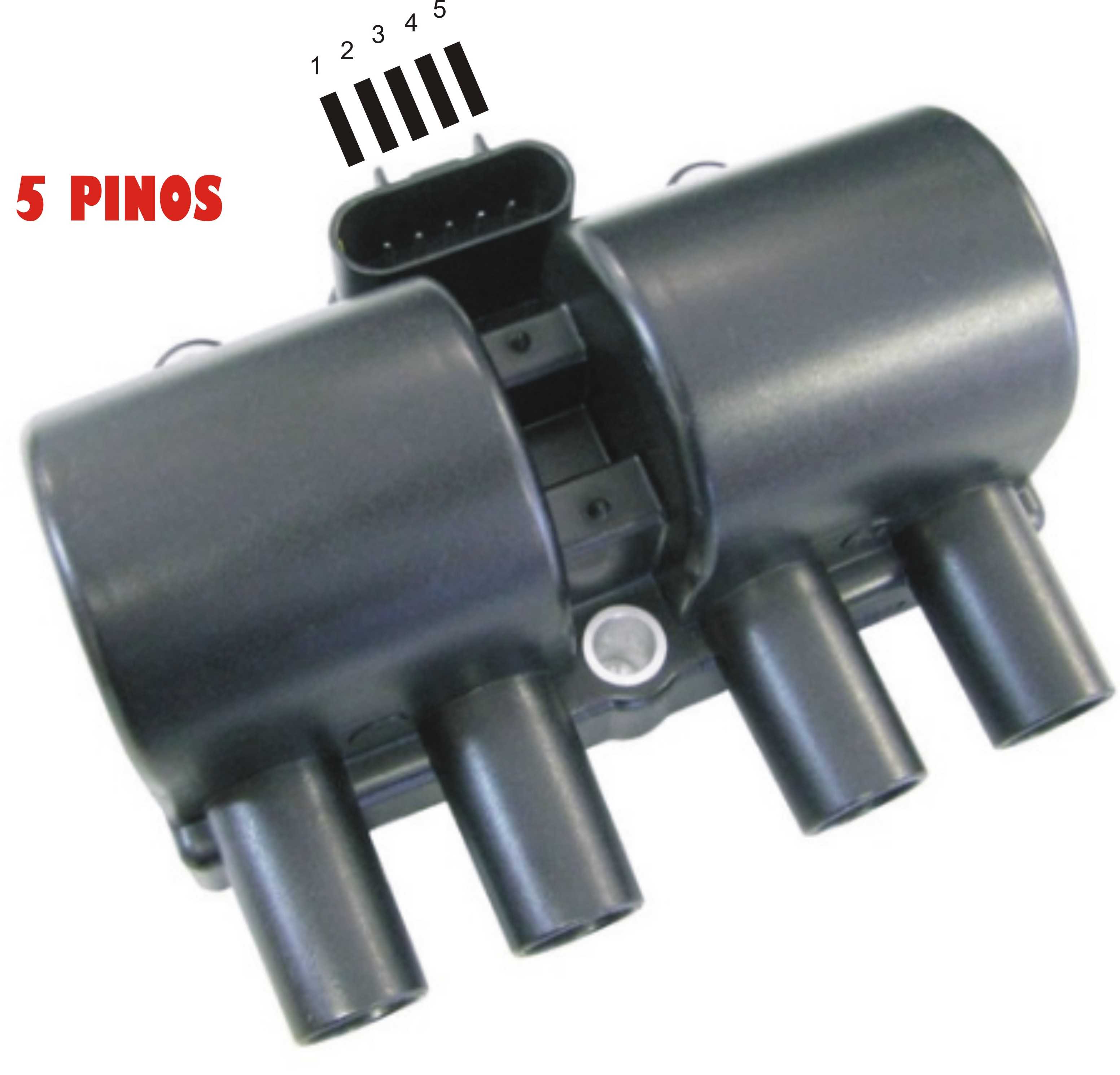 BOBINA DE IGNICAO GM: COBALT 1.4/1.8 8V FLEX 12> - SPIN 1.8 8V FLEX 12> - MONTANA 1.4 8V FLEX 11> - AGILE 1.4 8V FLEX 08>