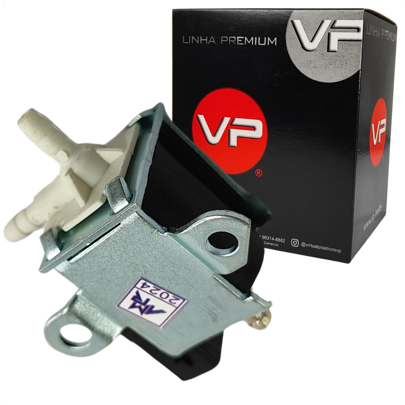 VALVULA SOLENOIDE FORD PAMPA 1.6 ACIL 8V AE 1993>1997 ALCOOL - FLEX; FORD ROYALE 1.8 4CIL 8V AP 1994>1996 ALCOOL - FLEX; FORD VERSAILLES 1.8 4CIL 8V AP 1994>1996 ALCOOL - FLEX; VW