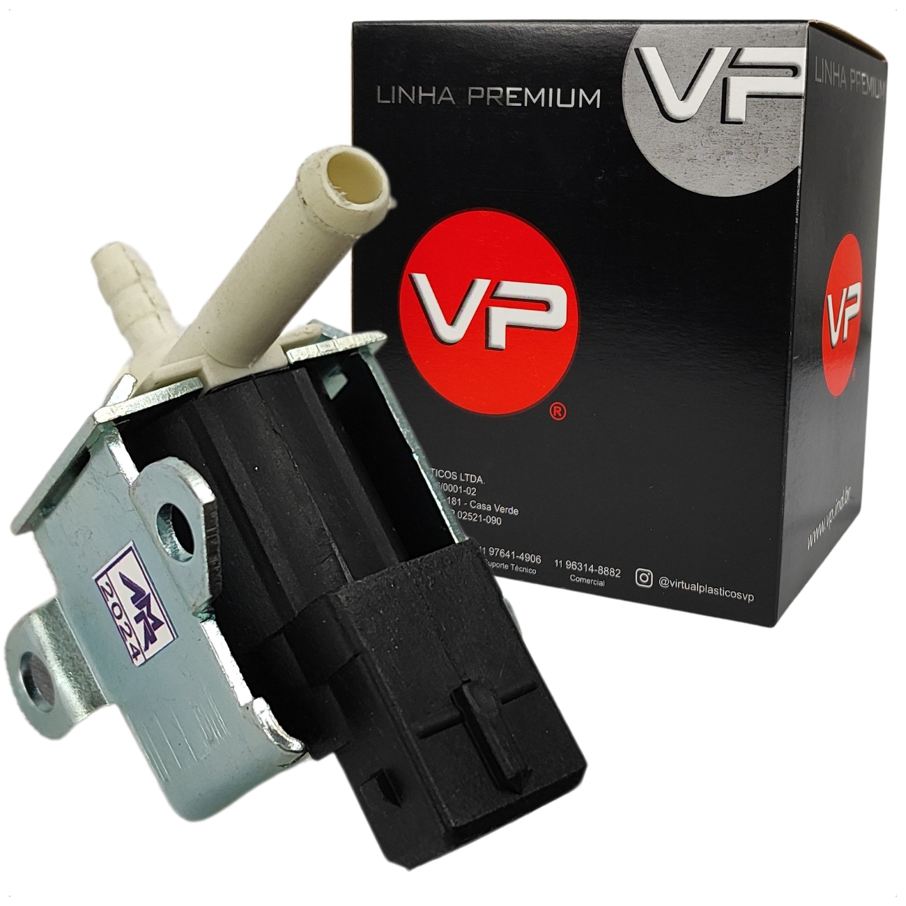 VALVULA SOLENOIDE FIAT FIORINO 1.4 4CIL 8V 2014> FLEX; FIAT FIORINO FURGAO 1.3 4CIL 8V MPI FIRE 2007>2013 FLEX; FIAT GRAND SIENA ATTRACTIVE 1.4 4CIL 8V MPI FIRE 2013> FLEX; FIAT GR