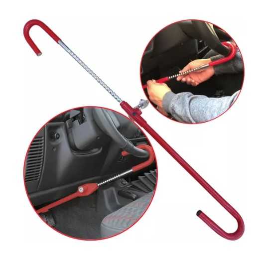 TRAVA DE VOLANTE UNIVERSAL: PEDAL / VOLANTE